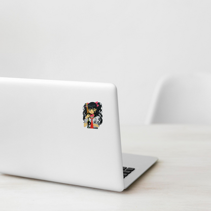 Katana Rebel School Girlie ✦ B-Side Label Sticker