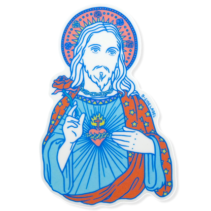 Jesus and Rose ✦ B-Side Label Sticker