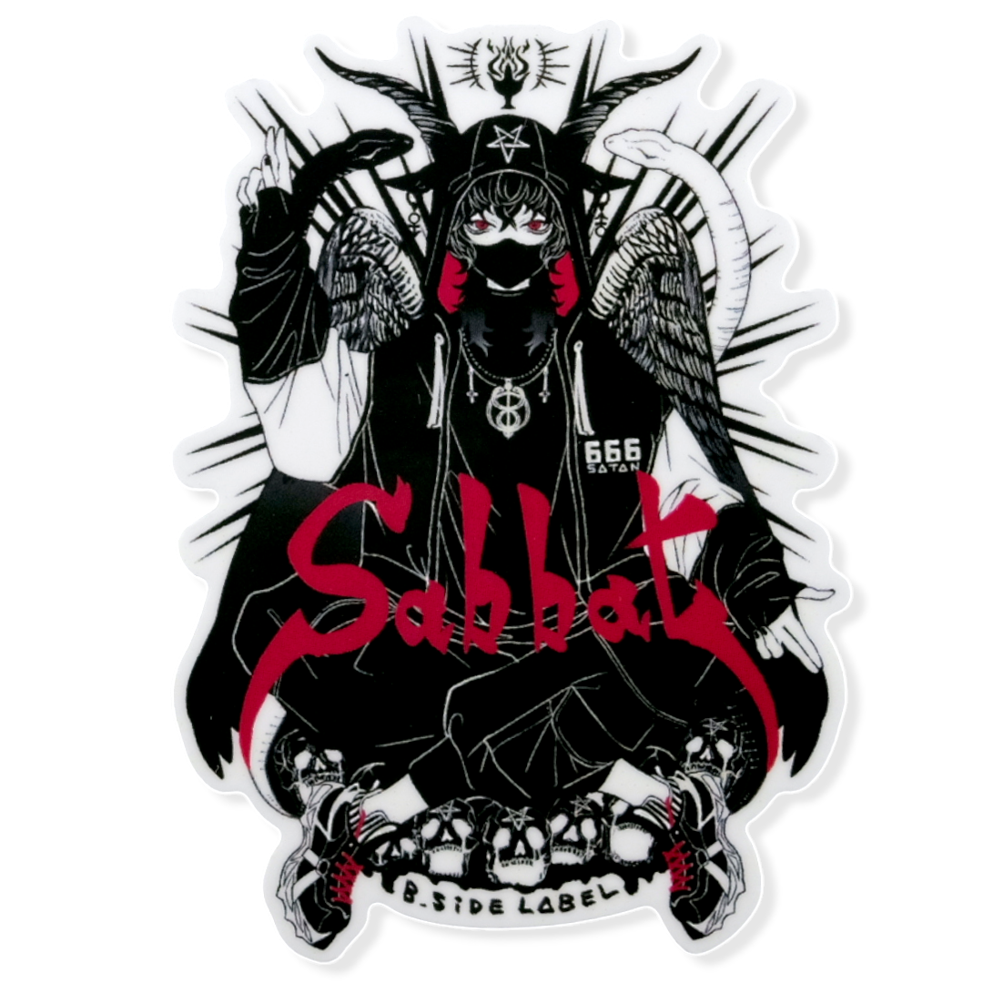 Sabbat Metal Band Homage ✦ B-Side Label Sticker