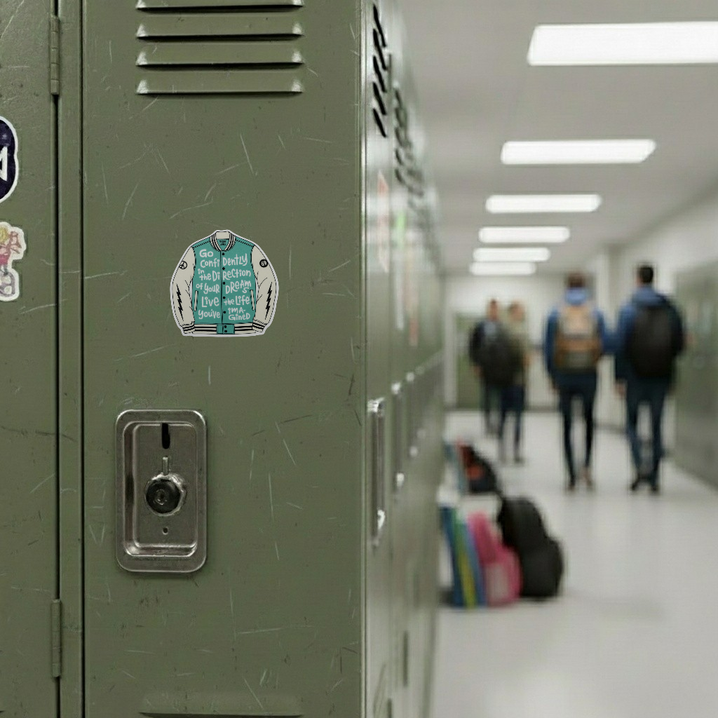 Inspirational Varsity Jacket ✦ B-Side Label Sticker