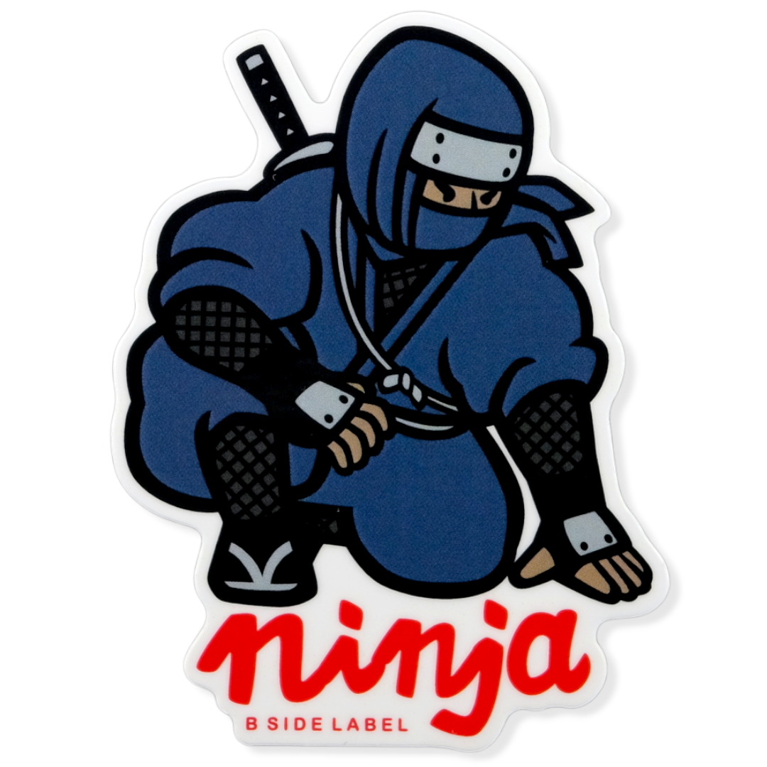 Classic Stealth Ninja ✦ B-Side Label Sticker