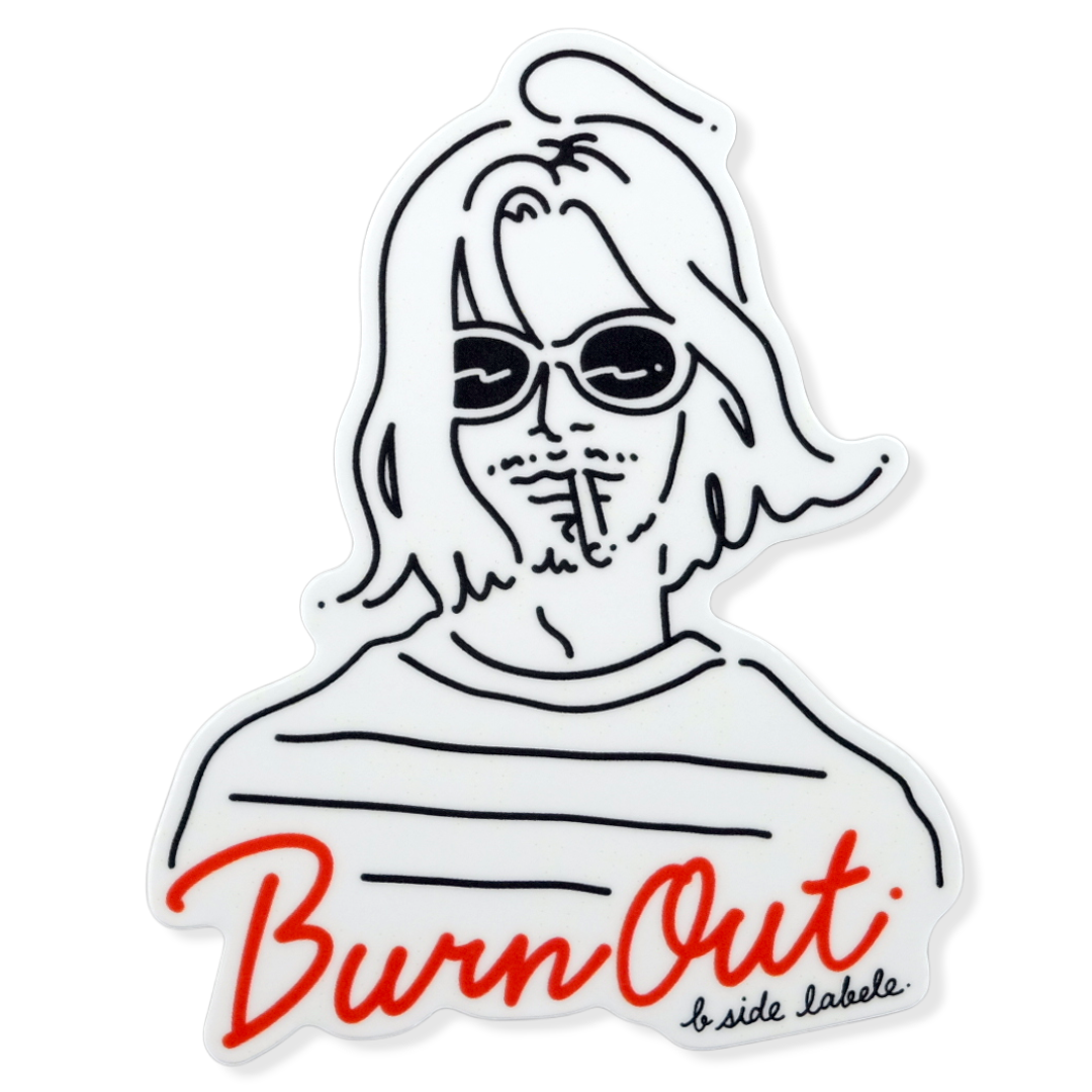 Sunglasses, Stripes and Laid-back ✦ B-Side Label Sticker
