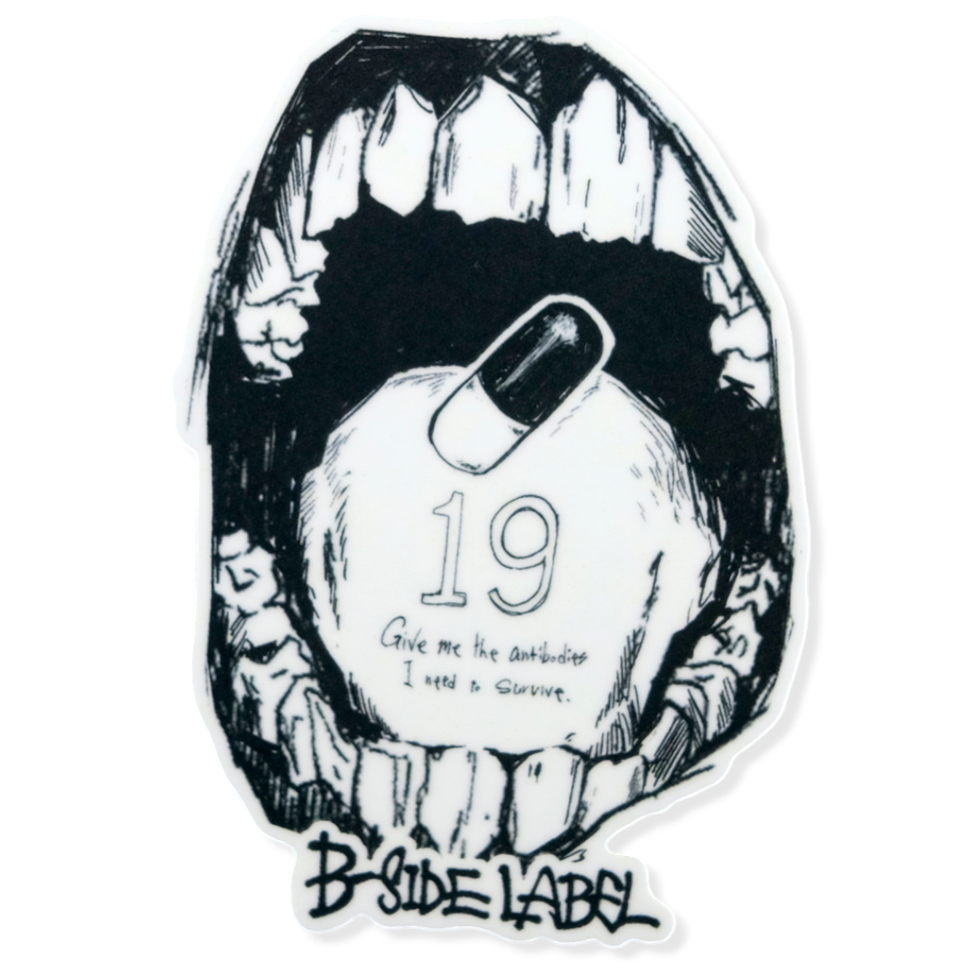Zähne, Mund & Gegenmittel ✦ B-Side Label Sticker