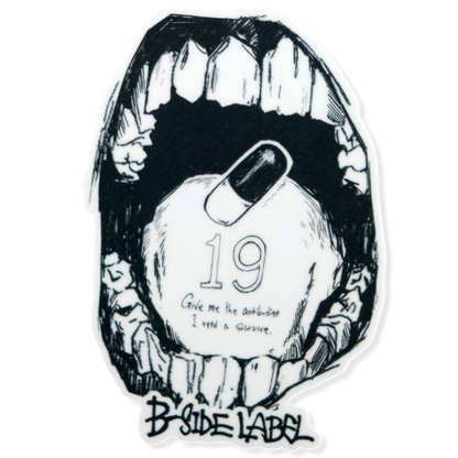Zähne, Mund & Gegenmittel ✦ B-Side Label Sticker