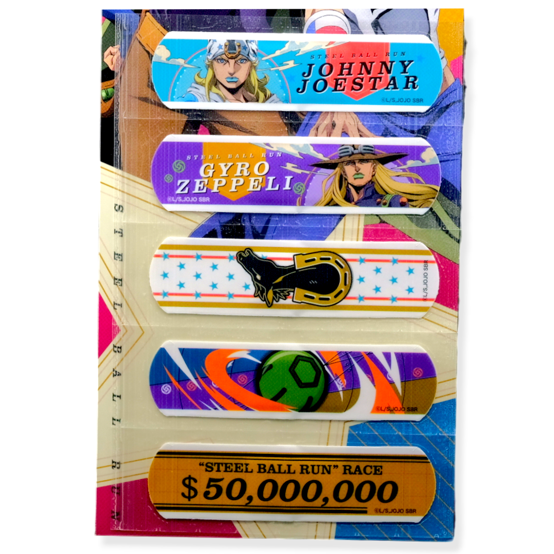 JoJo’s Bizarre Adventure ✦ Steel Ball Run ✦ Bandage Set (5 Pack)