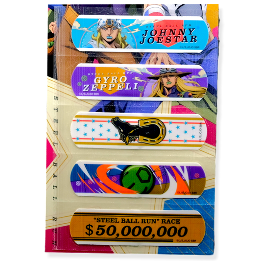 JoJo’s Bizarre Adventure ✦ Steel Ball Run ✦ Bandage Set (5 Pack)
