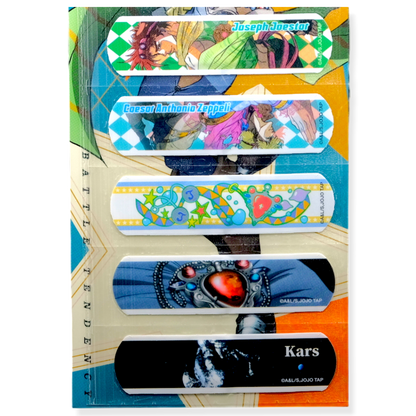 JoJo’s Bizarre Adventure ✦ Battle Tendency ✦ Pflaster-Set (5 Stück)