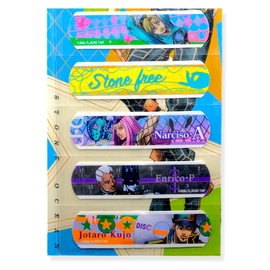 JoJo’s Bizarre Adventure ✦ Stone Ocean ✦ Pflasterset (5er-Pack)