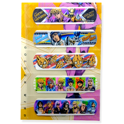 JoJo’s Bizarre Adventure ✦ Golden Wind ✦ Pflasterset (5er-Pack)