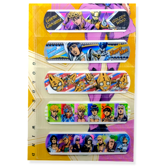 JoJo’s Bizarre Adventure ✦ Golden Wind ✦ Bandage Set (5 Pack)