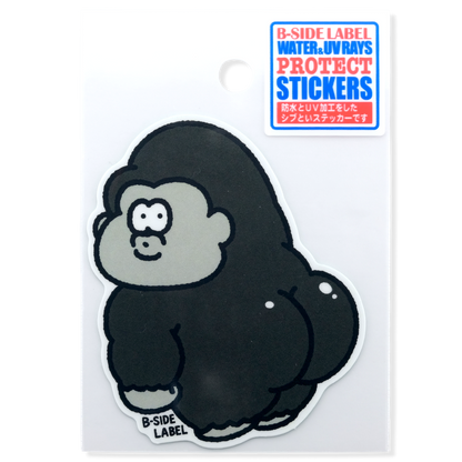 Cartoon Gorilla Booty ✦ B-Side Label Sticker