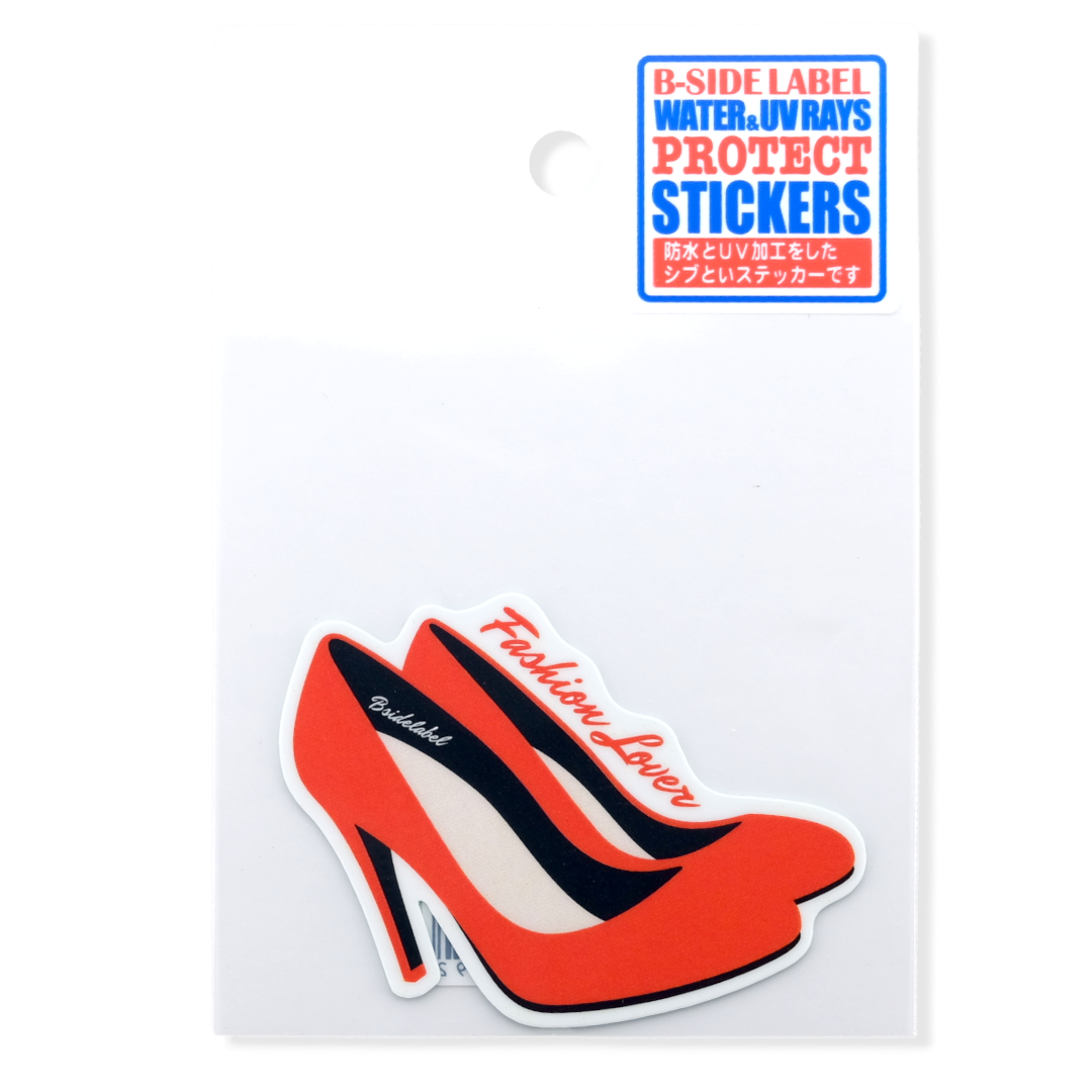 Tacones Rojos Fashionista ✦ Sticker B-Side Label