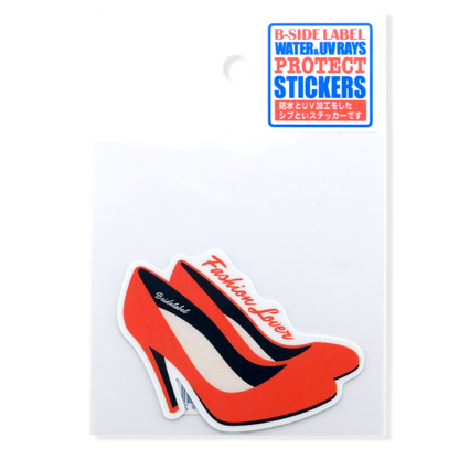 Tacones Rojos Fashionista ✦ Sticker B-Side Label
