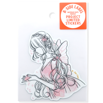 Cherry Blossom Fairy Girl ✦ B-Side Label Sticker