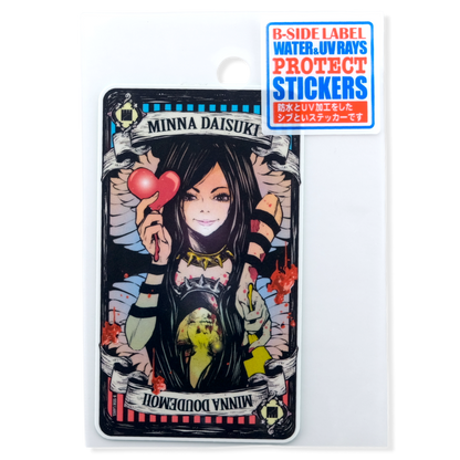 Love/Hate Girlie ✦ B-Side Label Sticker