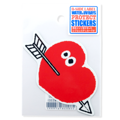 Arrow Through Cute Heart ✦ B-Side Label Sticker
