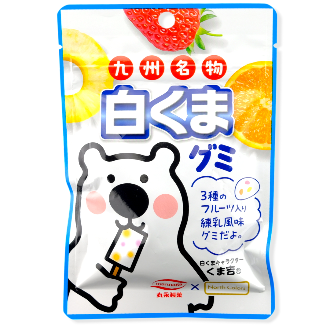 North Colors Polar Bear Gummy ✦ Fruity Milk ✦ Japanese Candy