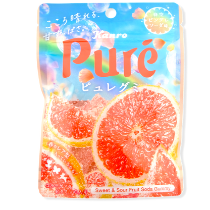 Kanro Puré Gummy ✦ Grapefruit ✦ Japanese Candy
