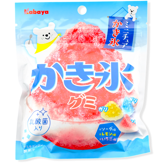 Kabaya Shaved Ice Gummy ✦ Mixed Flavors ✦ Japanese Candy