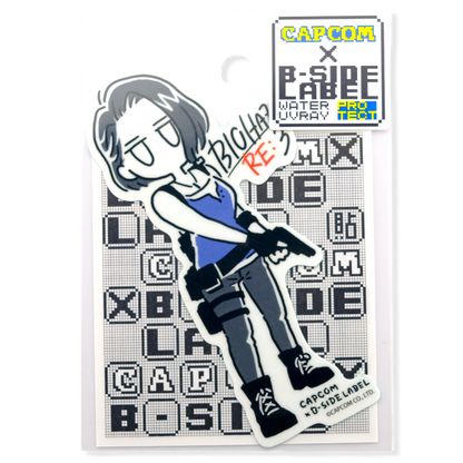 Resident Evil 3 Jill Valentine (Sketch) ✦ B-Side Label Sticker