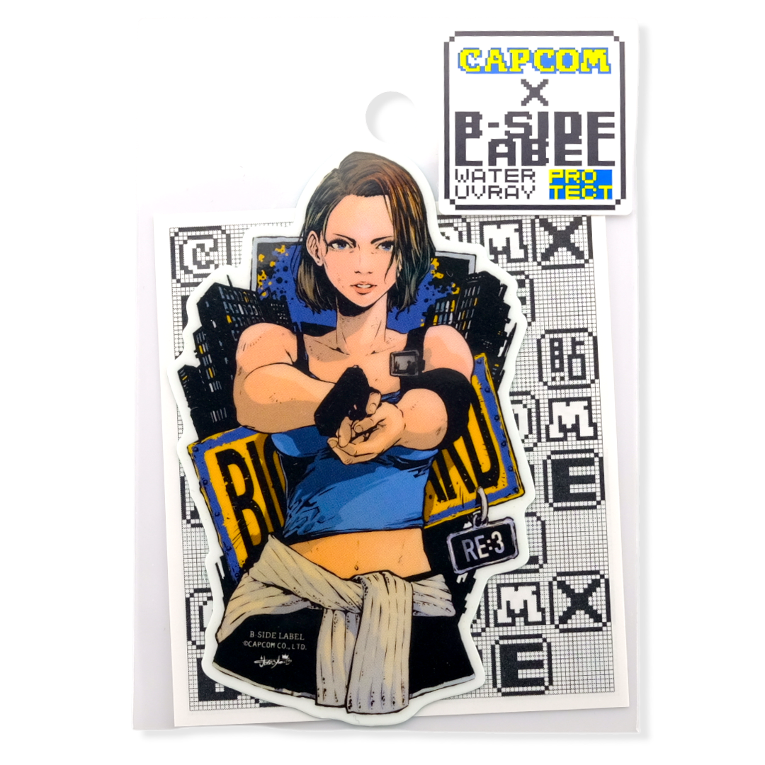 Resident Evil 3 Jill Valentine ✦ B-Side Label Sticker