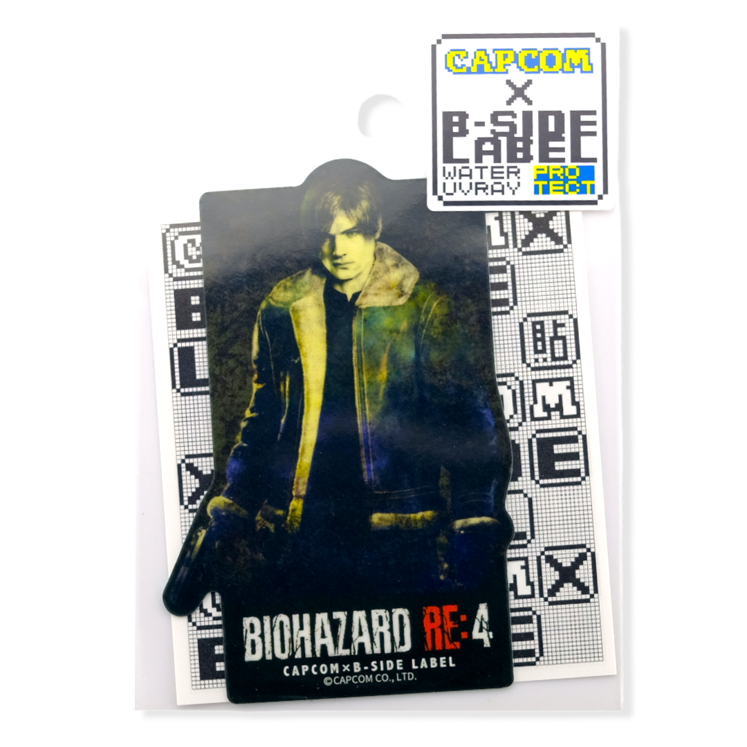 Resident Evil 4 Leon Kennedy ✦ B-Side Label Sticker