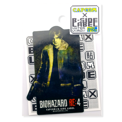 Resident Evil 4 Leon Kennedy ✦ B-Side Label Sticker