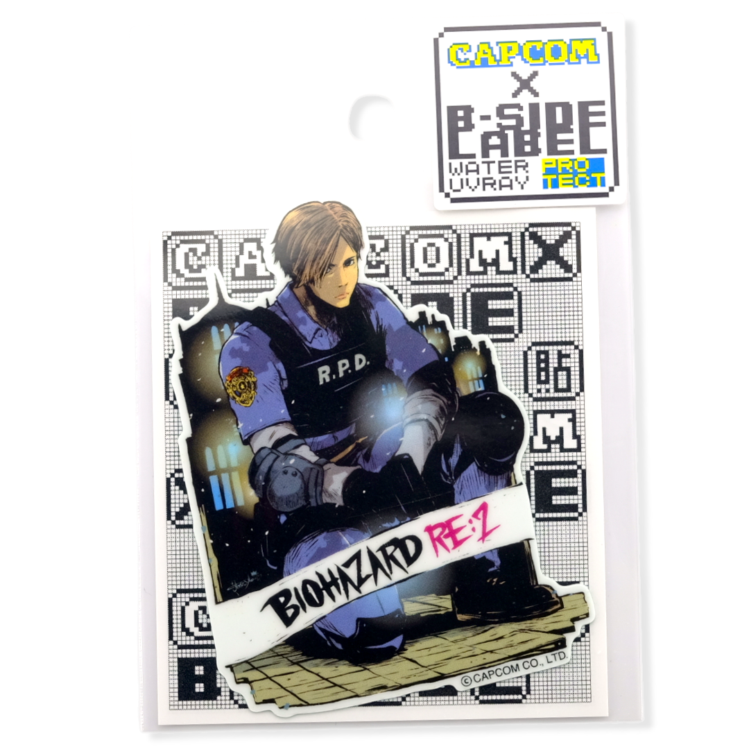 Resident Evil 2 Leon Kennedy ✦ B-Side Label Sticker