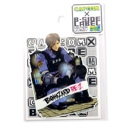 Resident Evil 2 Leon Kennedy ✦ B-Side Label Sticker