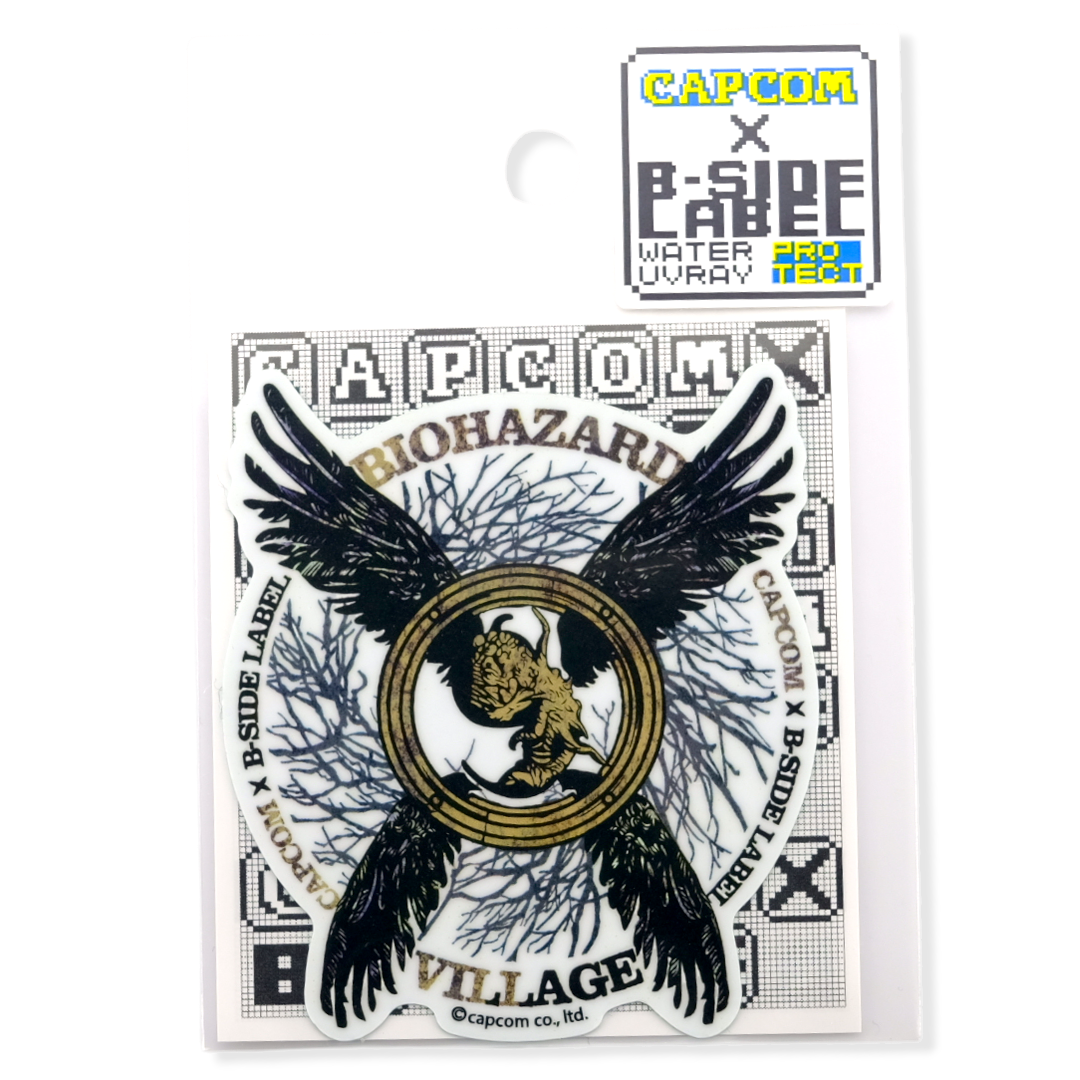 Resident Evil 8 Village Emblema ✦ Calcomanía B-Side Label