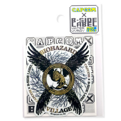 Resident Evil 8 Village Emblema ✦ Calcomanía B-Side Label