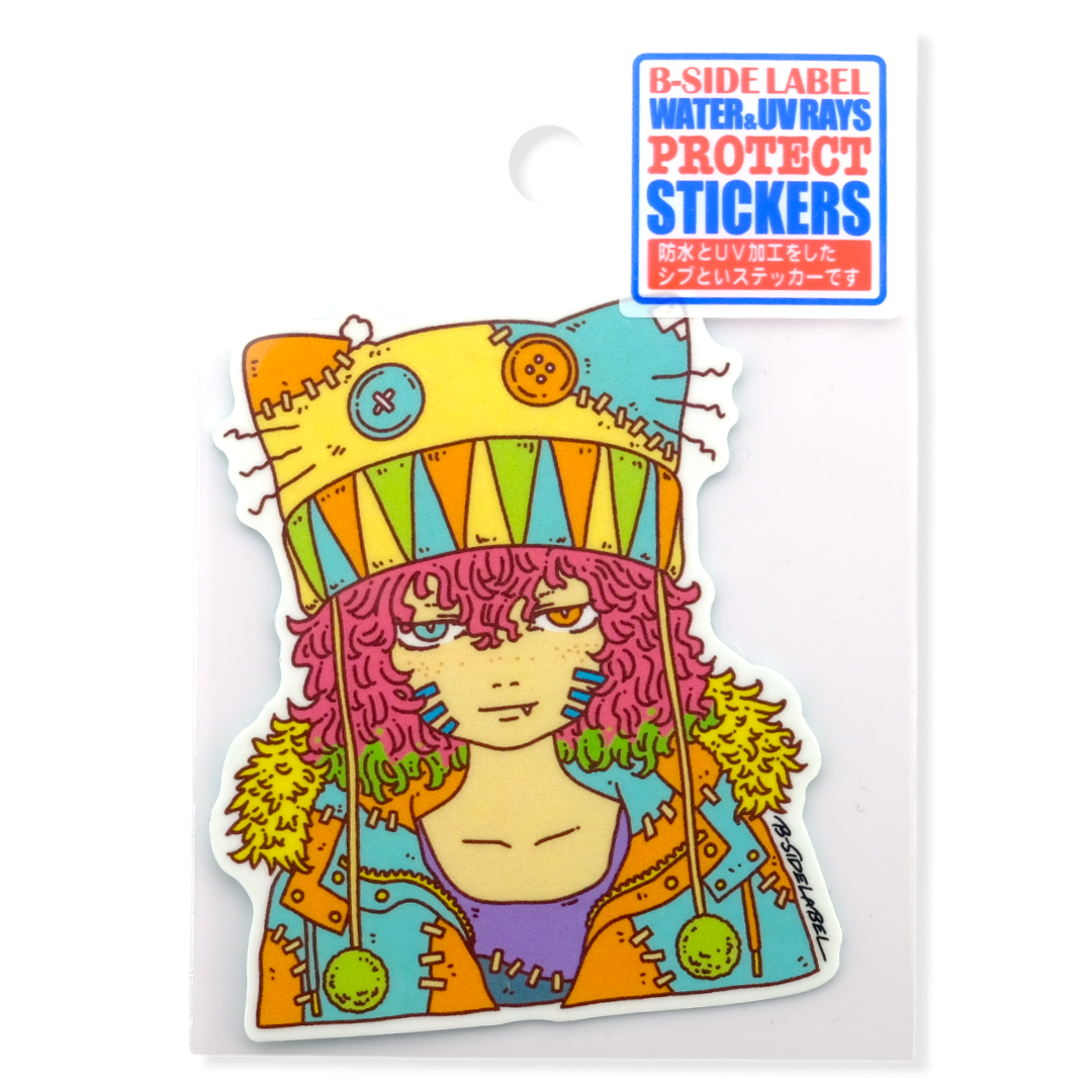 Patchwork Monster Girl ✦ B-Side Label Sticker