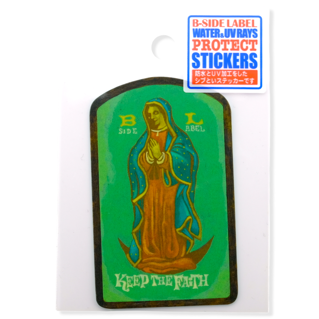 Dark Madonna Praying ✦ B-Side Label Sticker