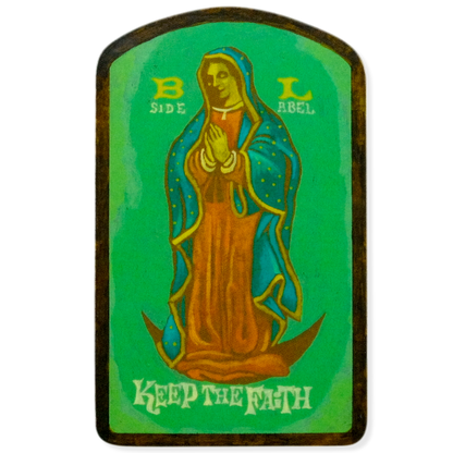 Dark Madonna Praying ✦ B-Side Label Sticker