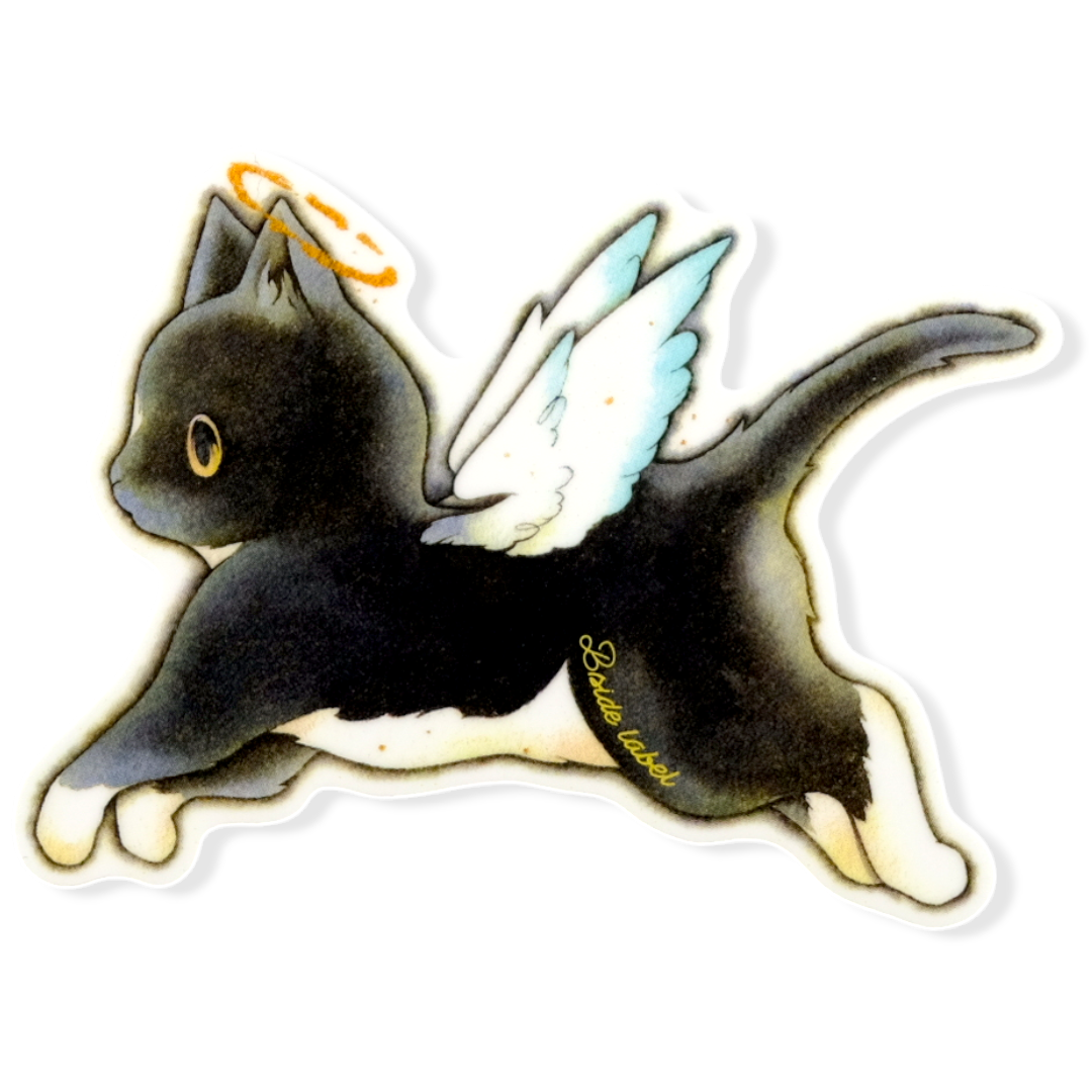 Angel Cat ✦ B-Side Label Sticker