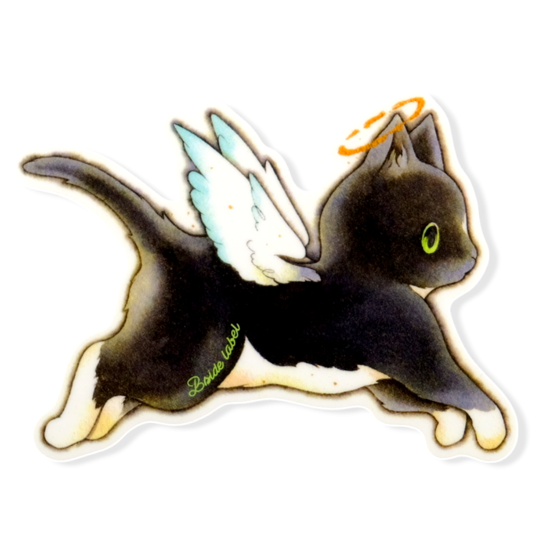 Angel Cat ✦ B-Side Label Sticker