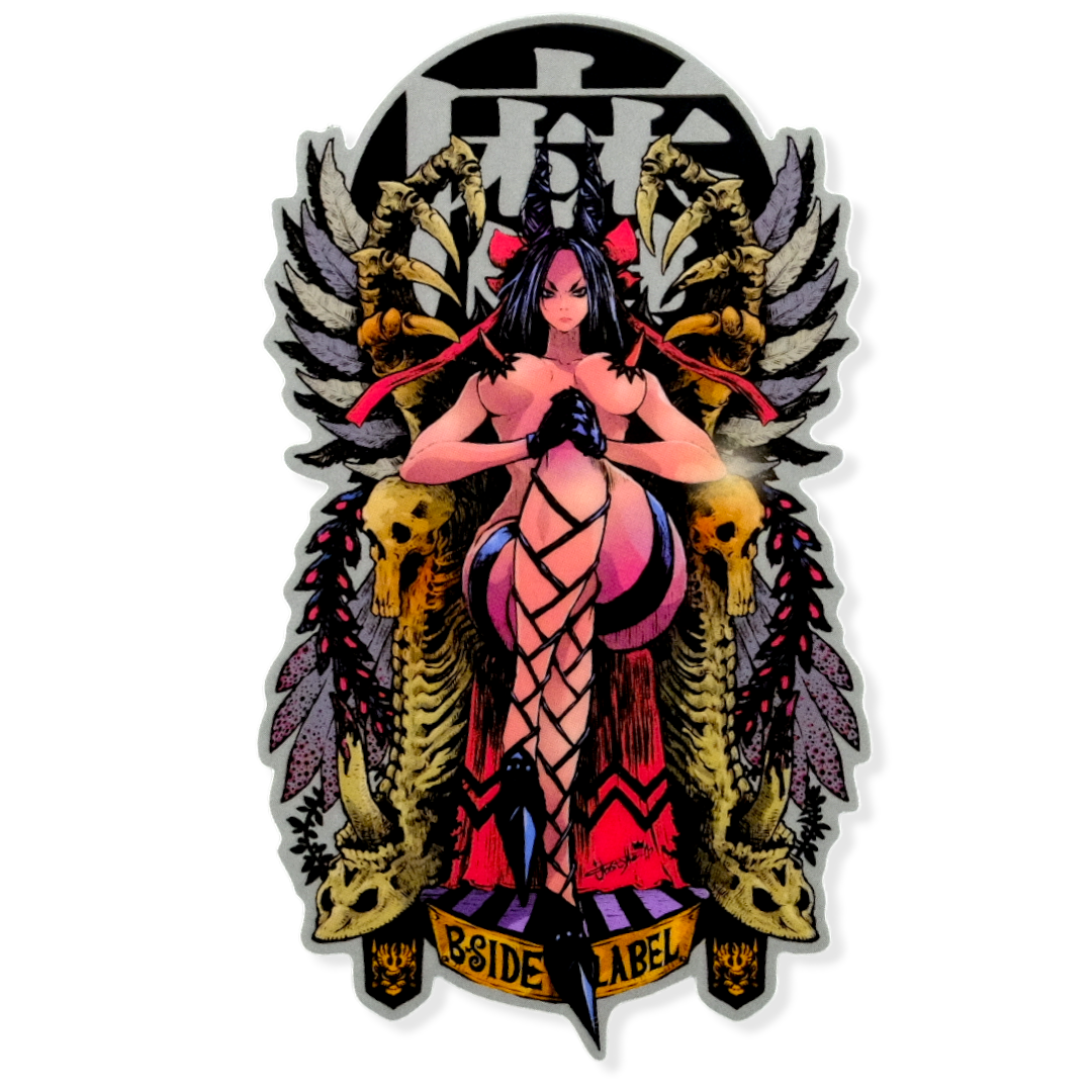 Dark Shrine Maiden ✦ B-Side Label Sticker