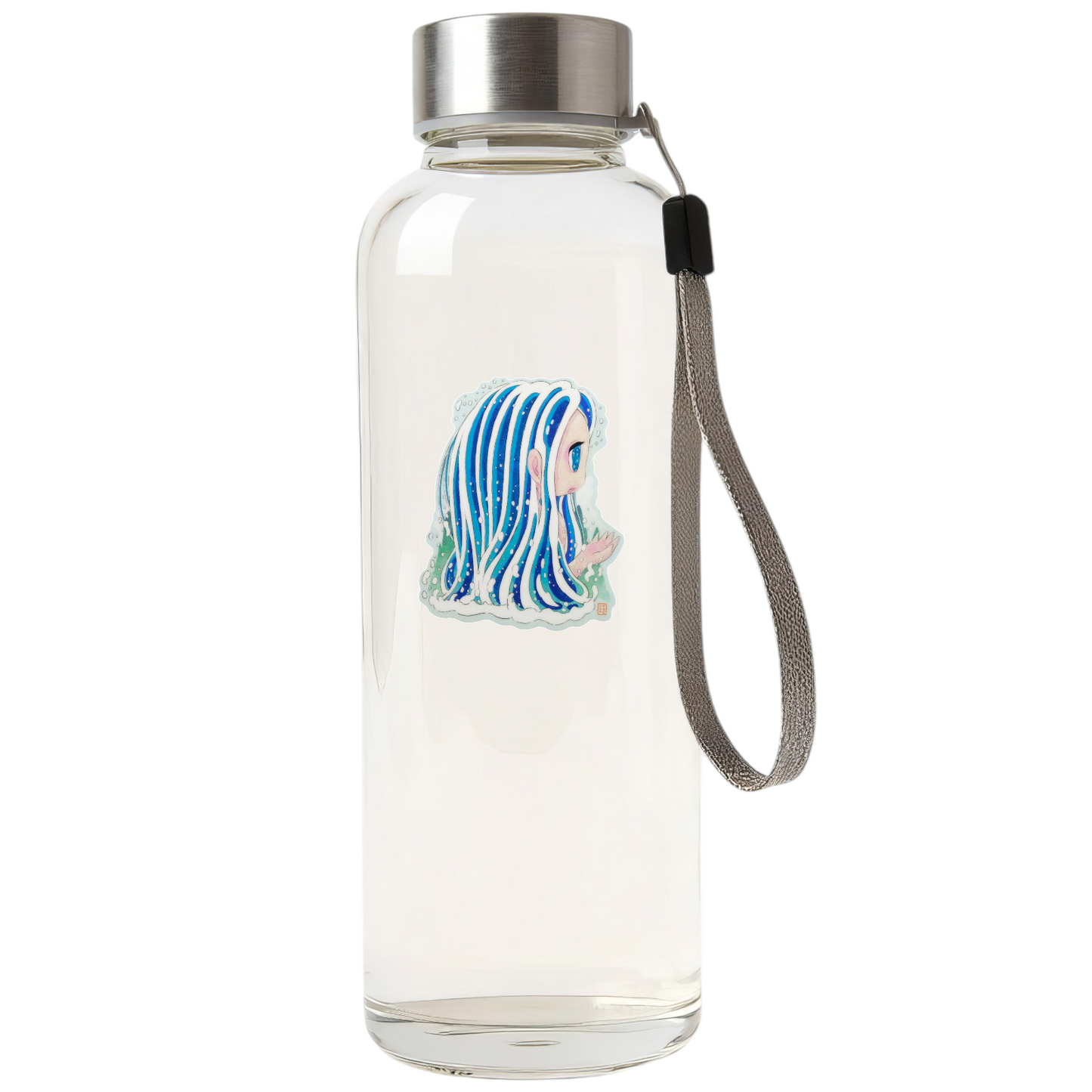 Blue Wave Spirit Girlie ✦ B-Side Label Sticker