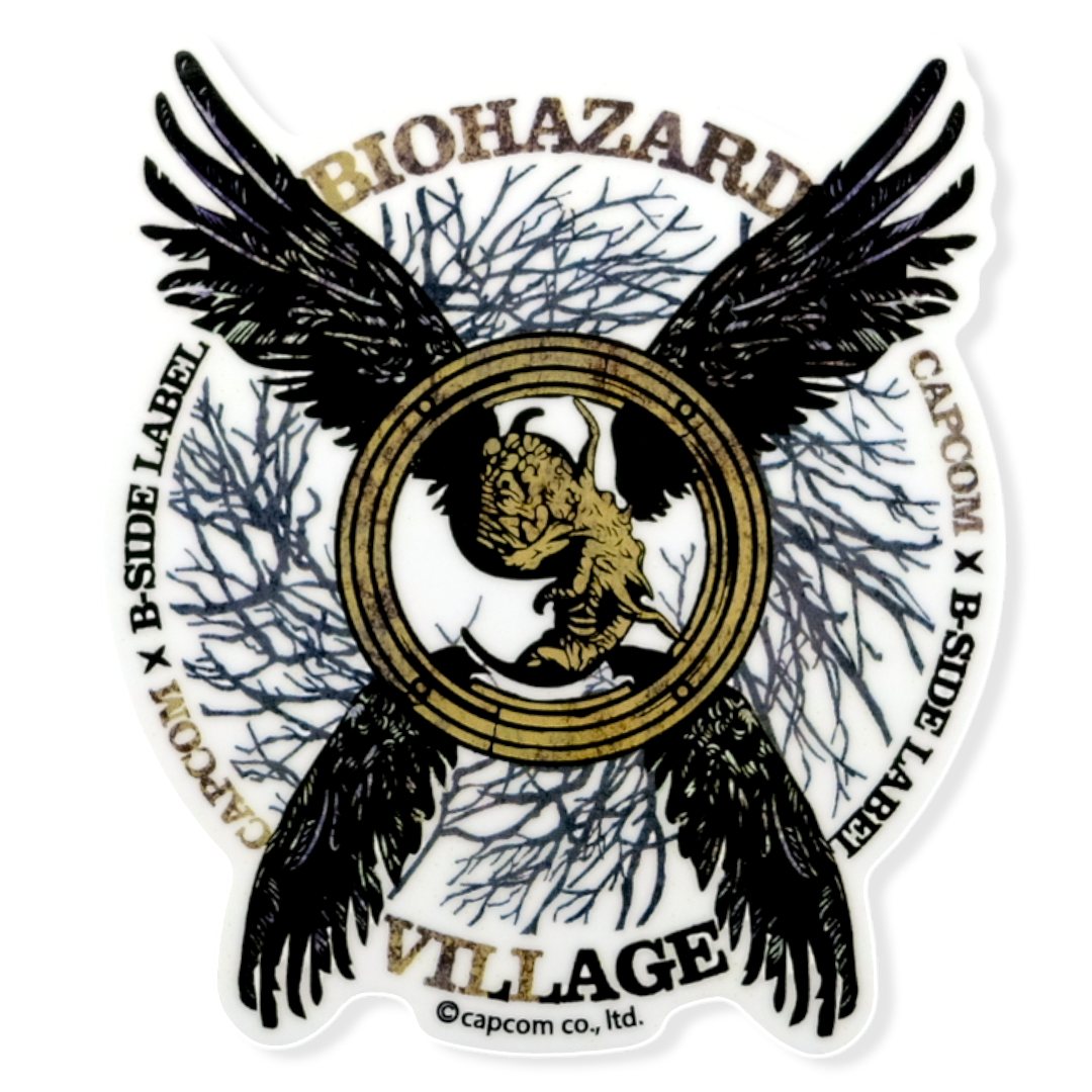 Resident Evil 8 Village Emblema ✦ Calcomanía B-Side Label