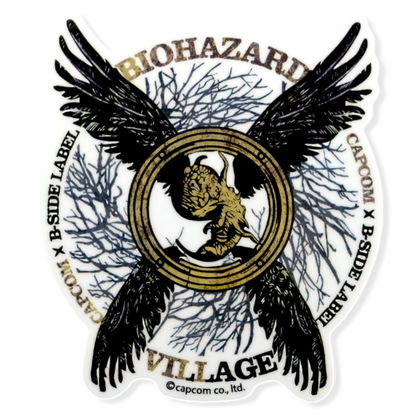 Resident Evil 8 Village Emblema ✦ Calcomanía B-Side Label