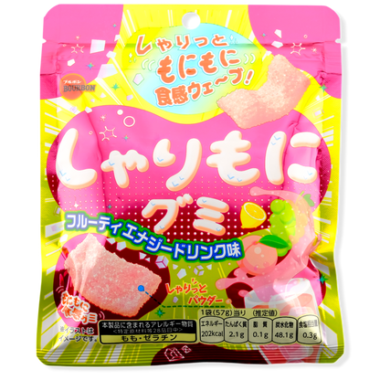 Bourbon Shari-Mochi Gummy ✦ Fruity Energy ✦ Japanese Candy