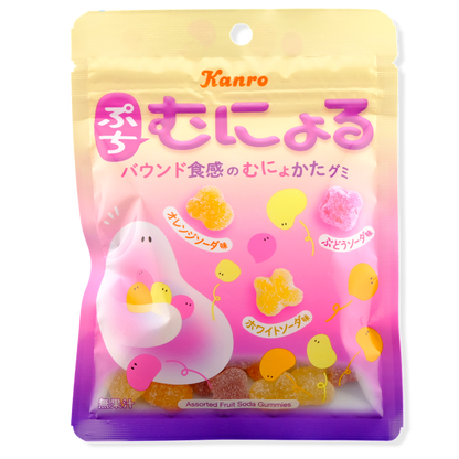 Kanro Puchi Muniyoru Gummy ✦ Fruit Soda ✦ Japanese Candy