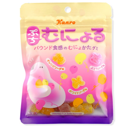 Kanro Puchi Muniyoru Gummy ✦ Fruit Soda ✦ Japanese Candy