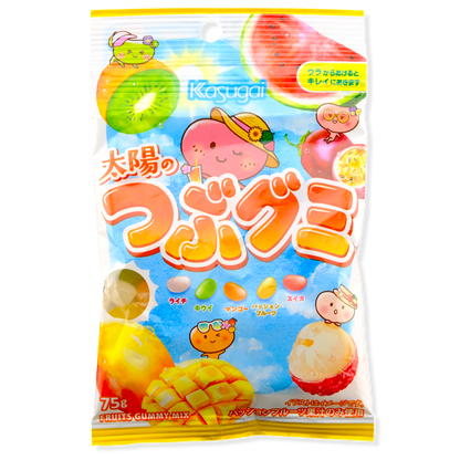 Kasugai Tsubu Gummy ✦ Summer Passion Fruit Mix ✦ Japanese Candy
