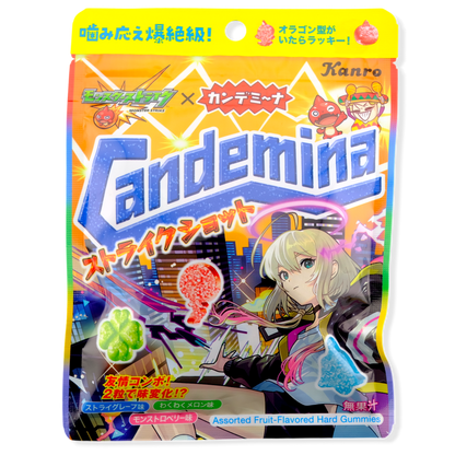 Kanro Monster Strike Candemina Gummy ✦ Mixed Fruit ✦ Japanese Candy