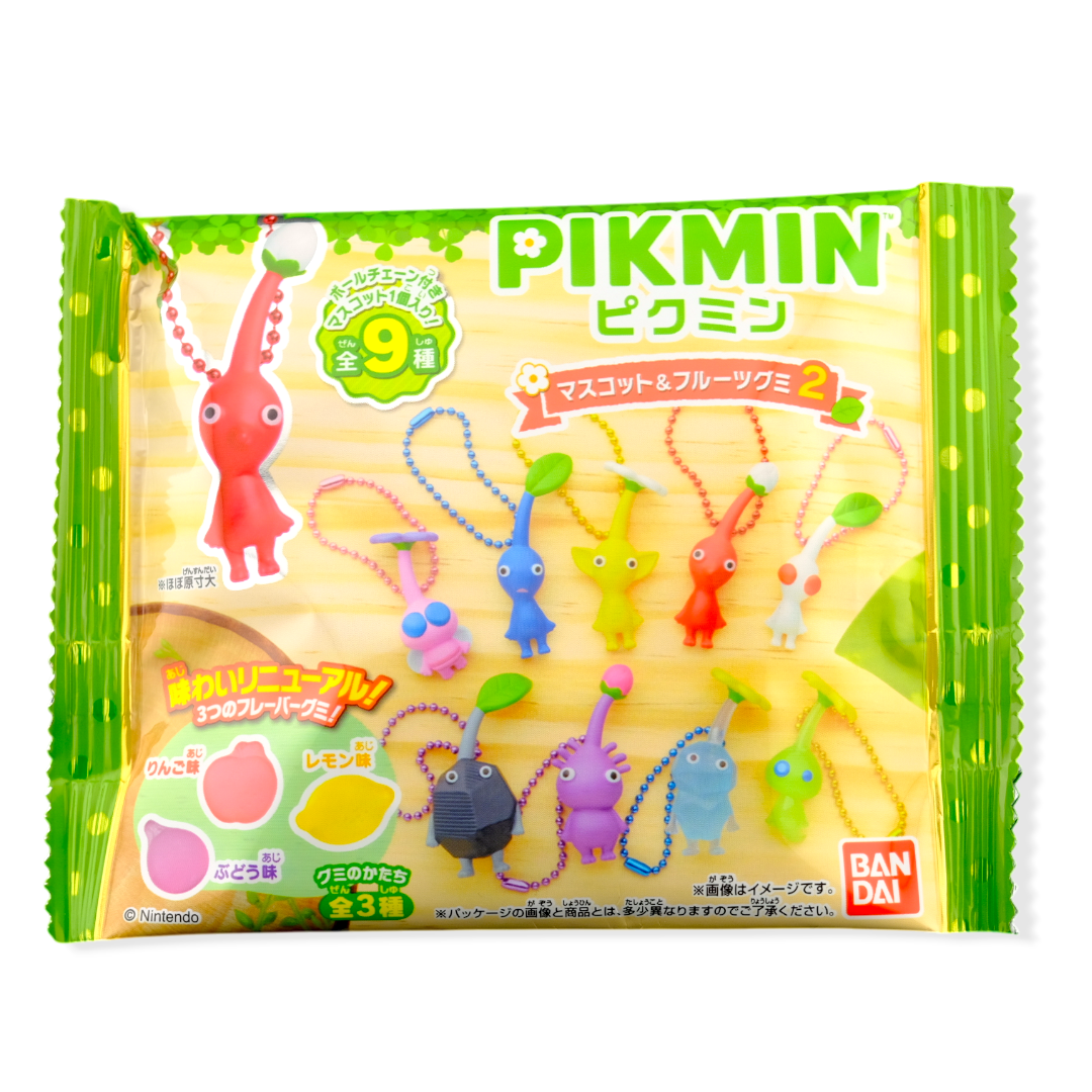 Bandai PIKMIN Gummy & Collectible Charm ✦ Mixed Fruit ✦ Japanese Candy
