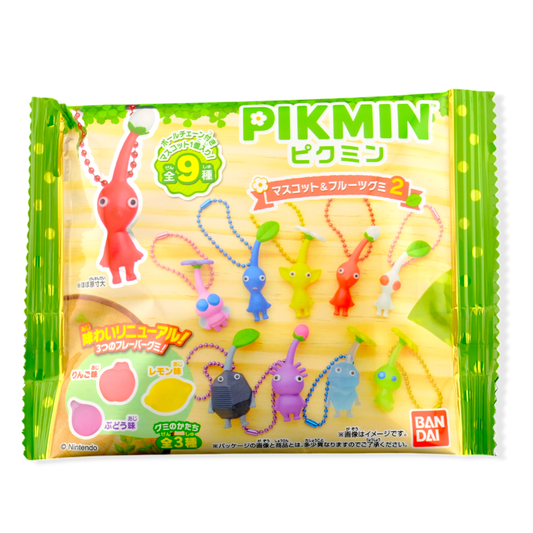 Bandai PIKMIN Gummy & Collectible Charm ✦ Mixed Fruit ✦ Japanese Candy