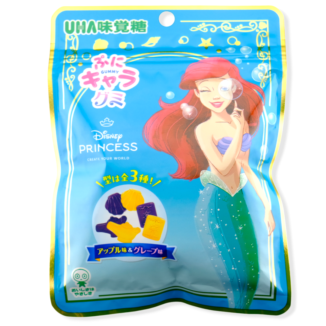 UHA Disney Princess Gummy Bundle ✦ Ariel Rapunzel Jasmine ✦ Japanese Candy
