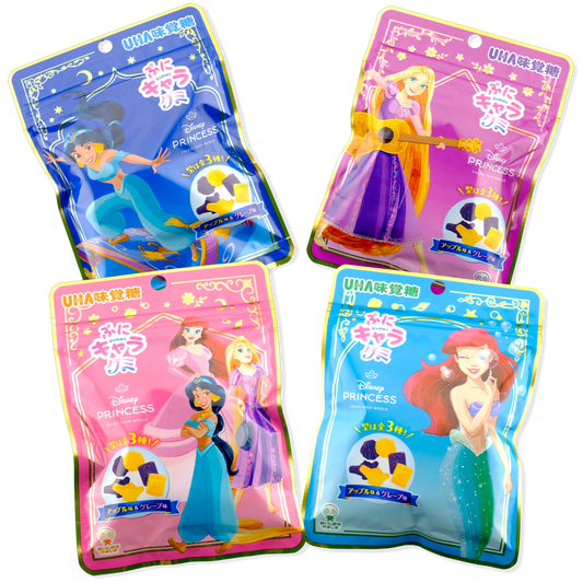 UHA Disney Princess Gummy Bundle ✦ Ariel Rapunzel Jasmine ✦ Japanese Candy