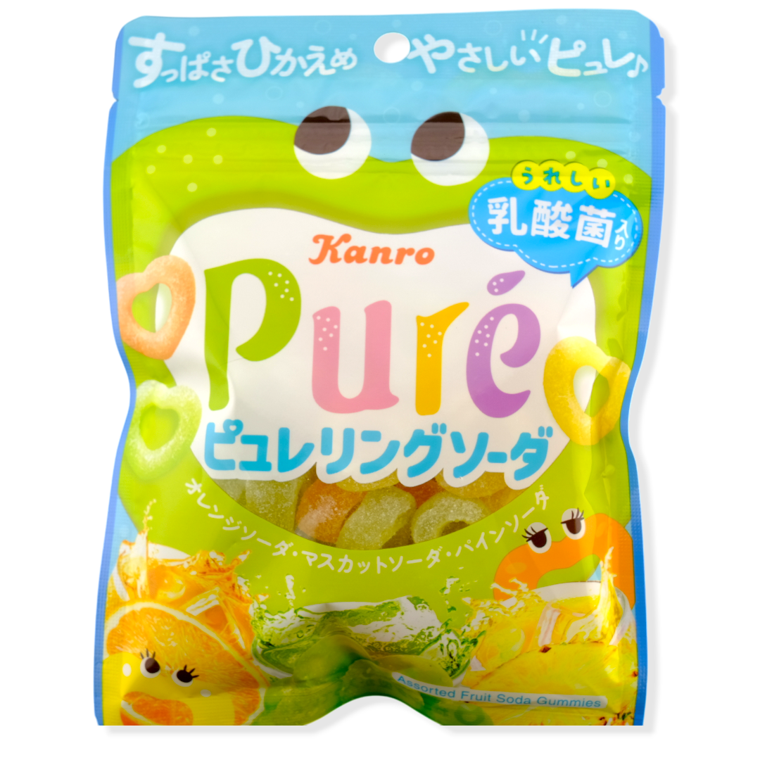Kanro Puré Gummy ✦ Mixed Soda ✦ Japanese Candy